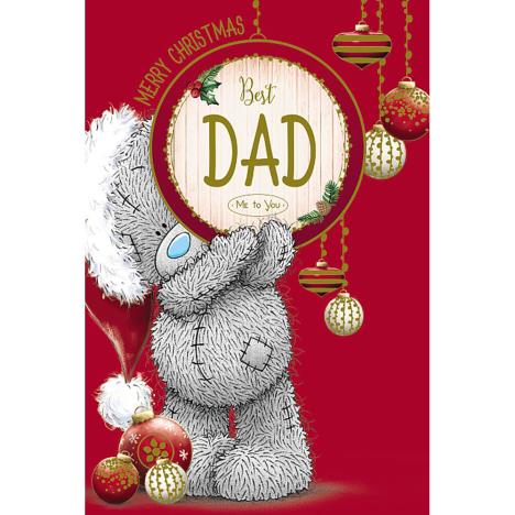 Best Dad Keepsake Beer Mat Me To You Bear Christmas Card £3.59